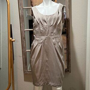 NWOT Forever 21 Plus Size Tank Beige Sheath Dress Lined 1X